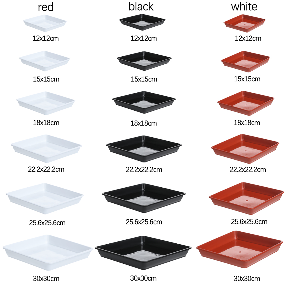 Drip Tray Saucer - 1 Pezzo Vassoio Quadrato in Plastica