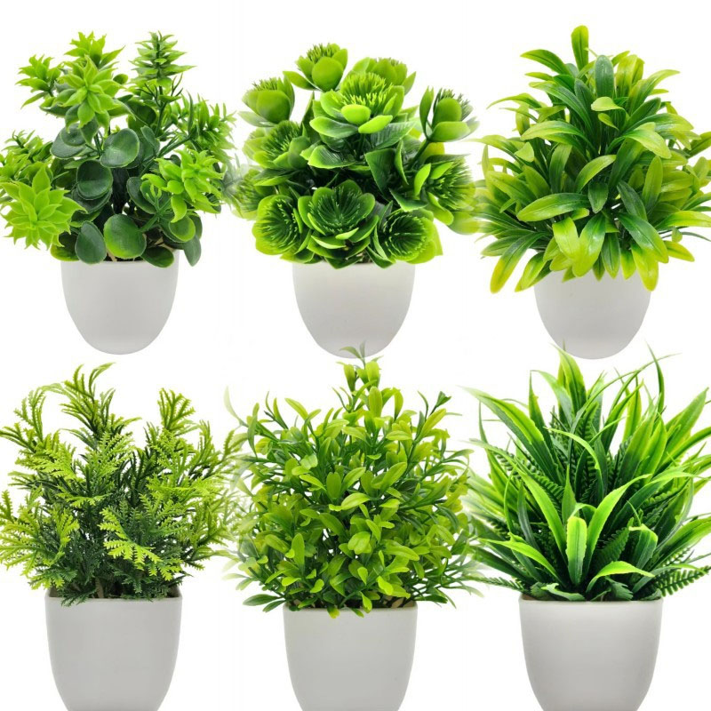Bonsai Garden Accessories - Bonsai artificiale verde pianta finta piante