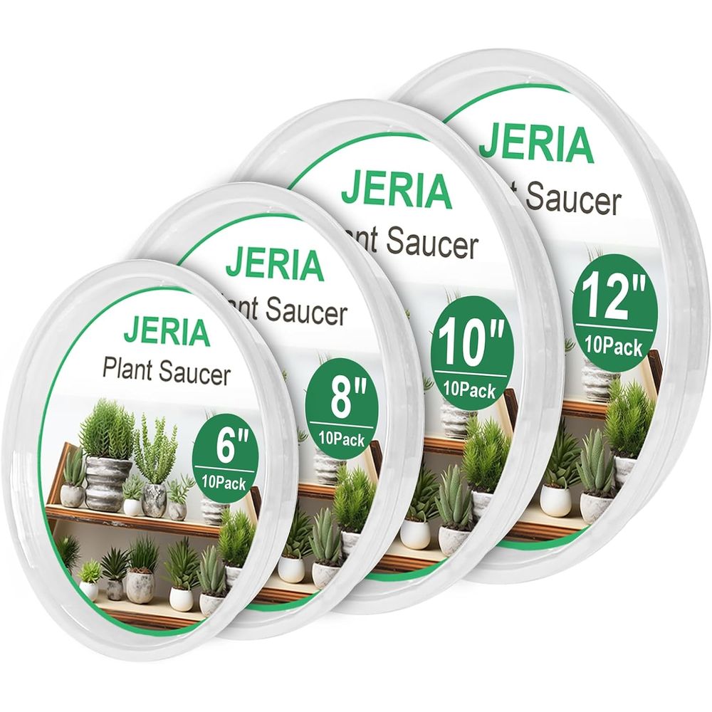 Drip Tray Saucer - Set di 40 Sottovasi Trasparenti -