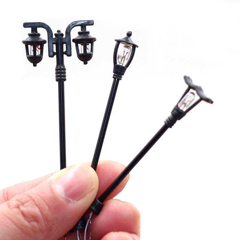Bonsai Gardenia - 4Pcs miniature Road Light Micro Landscape
