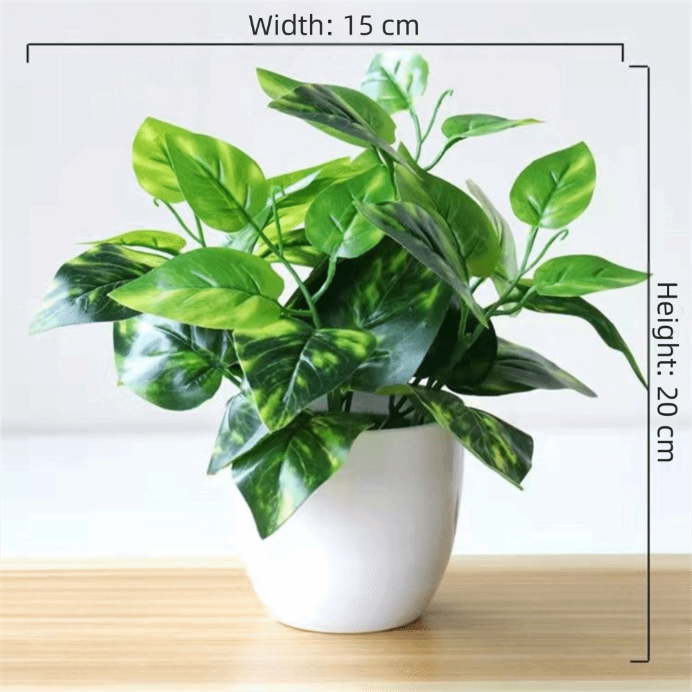 Bonsai Gardenia - Mini Fiori Artificiali in Vaso, Bonsai