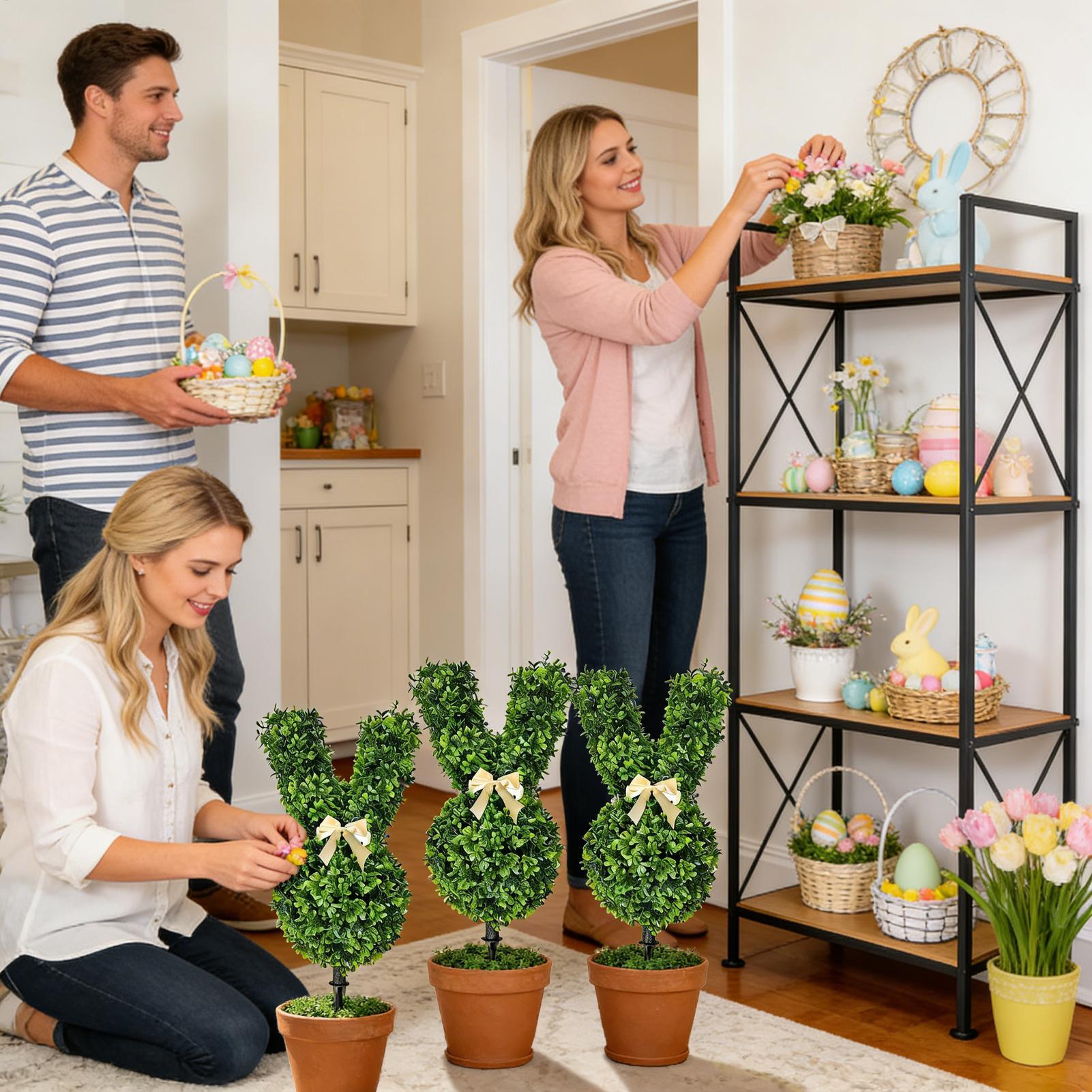 Bonsai Garden Backyard - Decorazioni Pasquali per Esterni: Topiari Decorativi