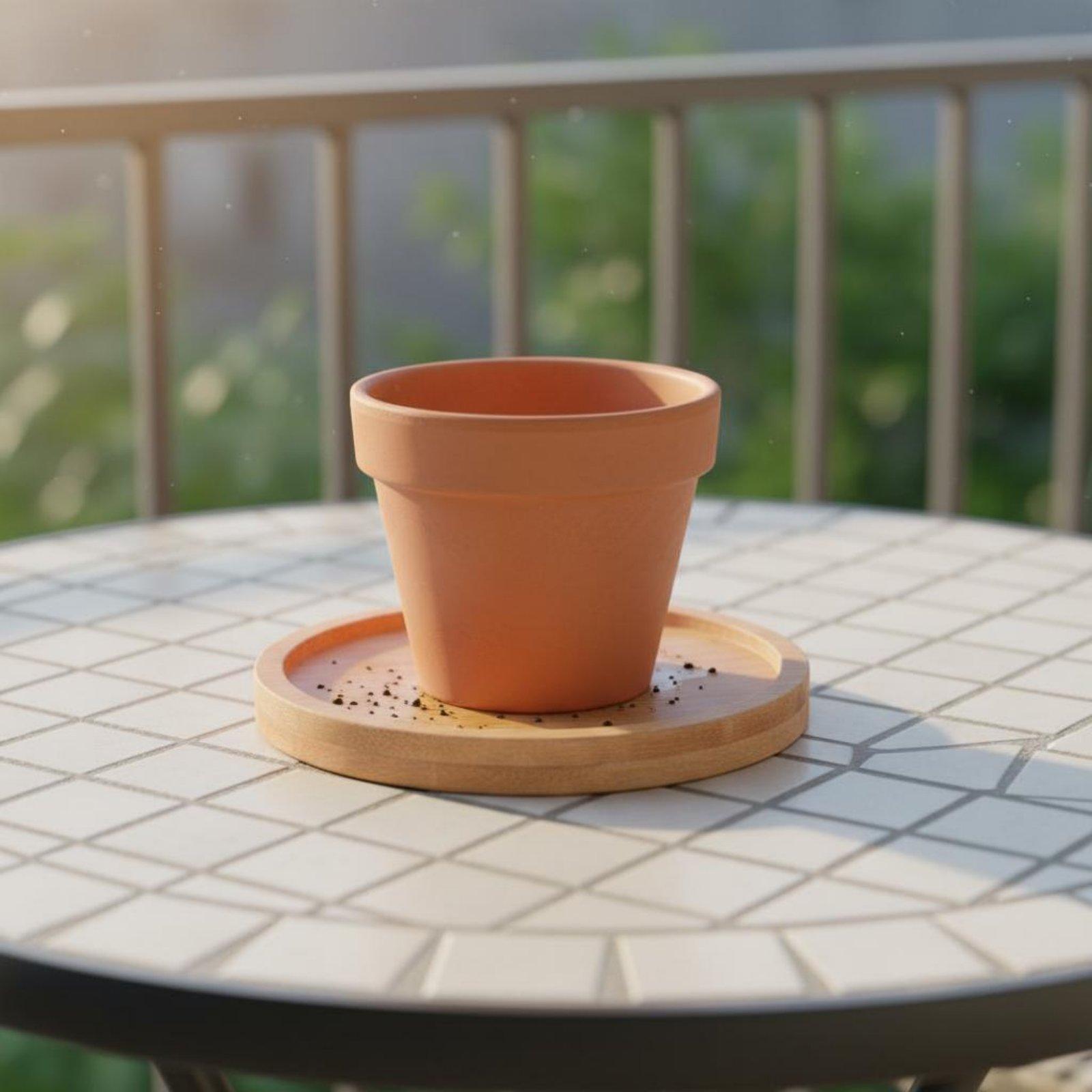 Sottovaso Industriale in Bambù - Drip Tray Saucer recensione e prezzo
