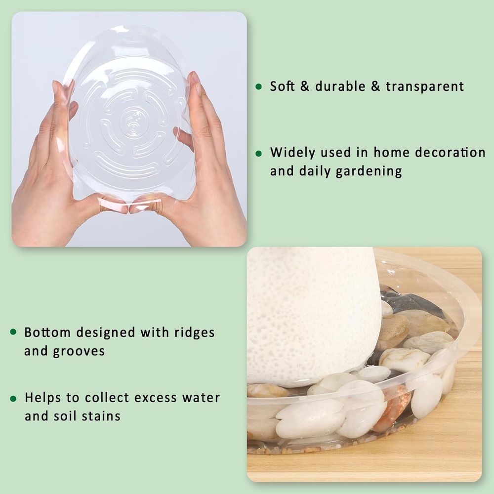 Set di 40 Sottovasi Trasparent - Drip Tray Saucer recensione e prezzo