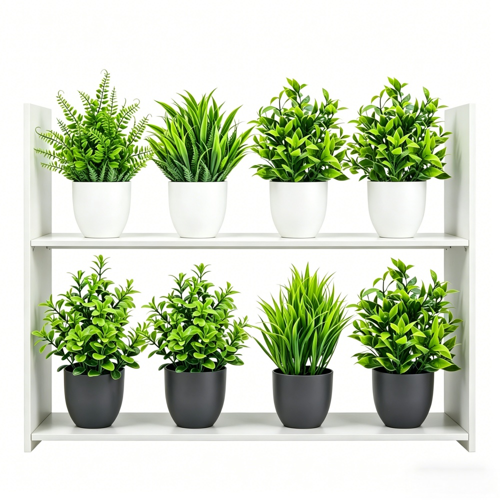 Set di 4 Mini Piante Artificia - Bonsai Gardenia recensione e prezzo